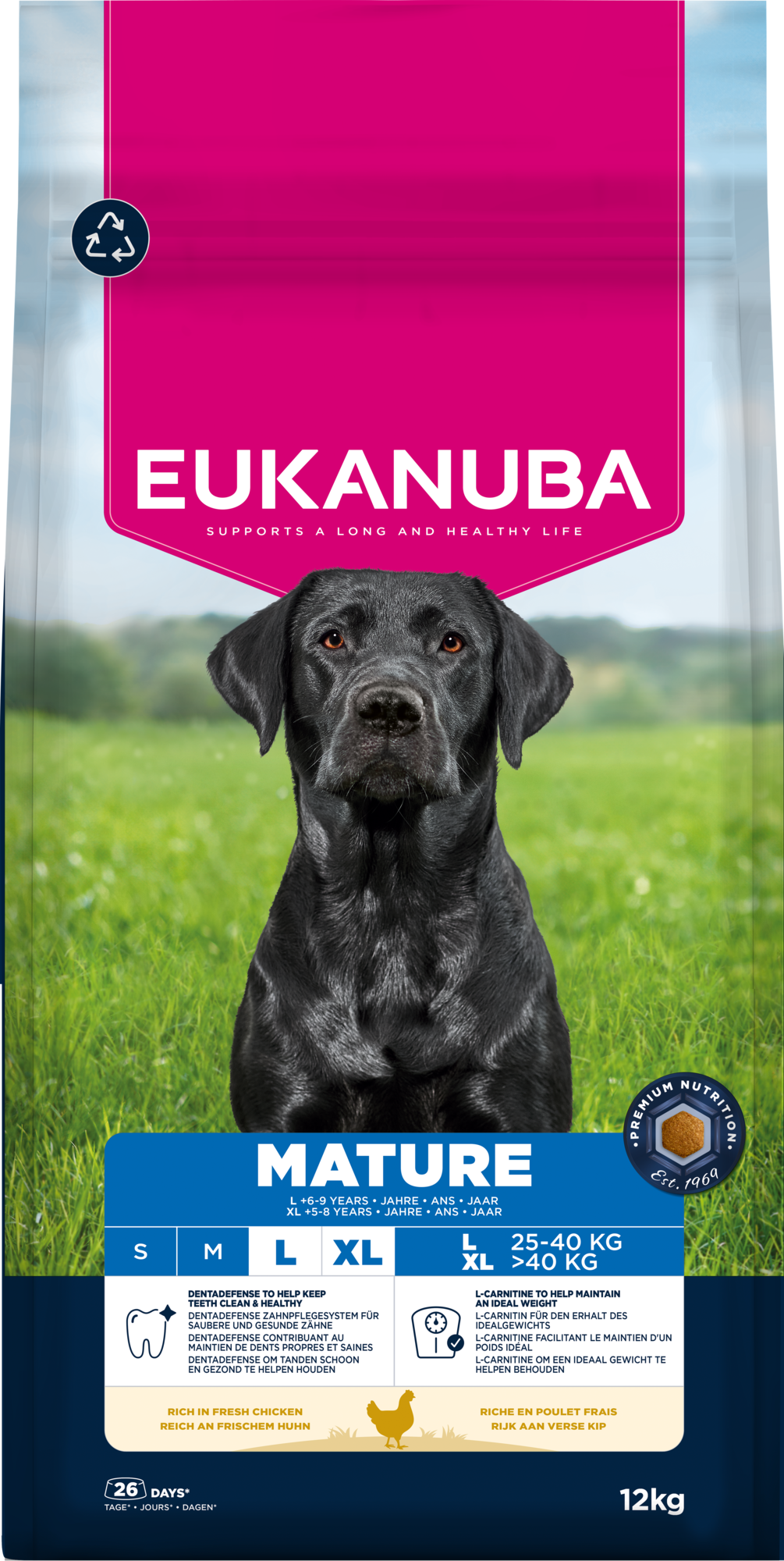 Kip Large Rarge Eukanuba hond Mature Large kip 12 kg - Hondenbrokken - Ranzi...