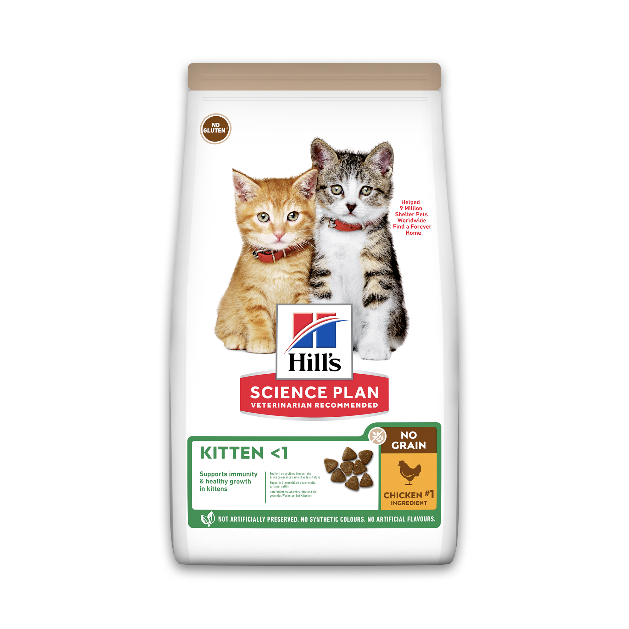 In Distributie Woord Hills Kattenvoer Kitten Graanvrij Kip 1.5kg | Ranzijn Tuin & Dier